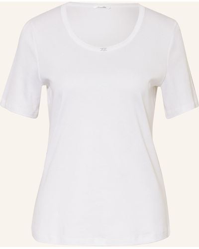 efixelle T-Shirt mit Schmucksteinen - Weiß