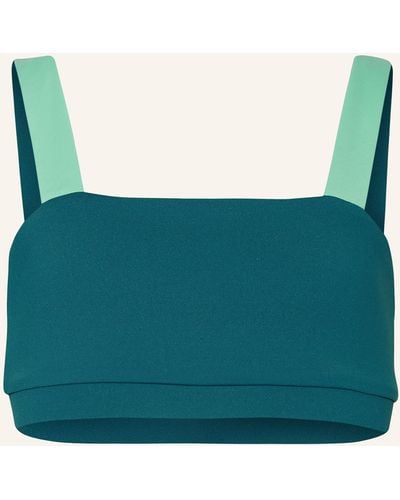MYMARINI Bustier-Bikini-Top EASYTOP zum Wenden mit UV-Schutz 50+ - Grün