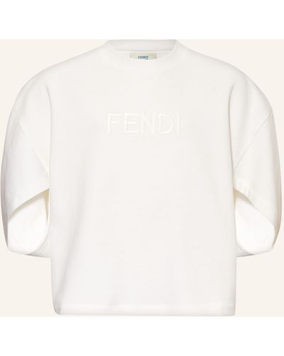 Fendi Oversized-Sweatshirt - Natur