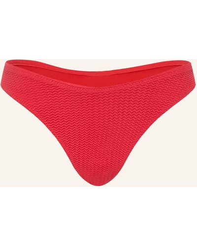 Seafolly Basic-Bikini-Hose SEA DIVE - Rot