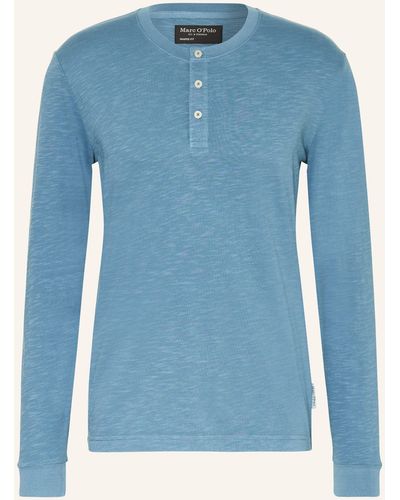Marc O' Polo Henley-Shirt - Blau