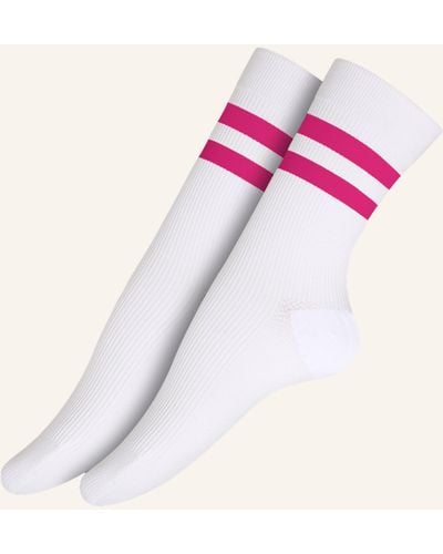 Item M6 2er-Pack Socken SNEAKER COTTON CONSCIOUS RIBBED mit Kompression - Pink