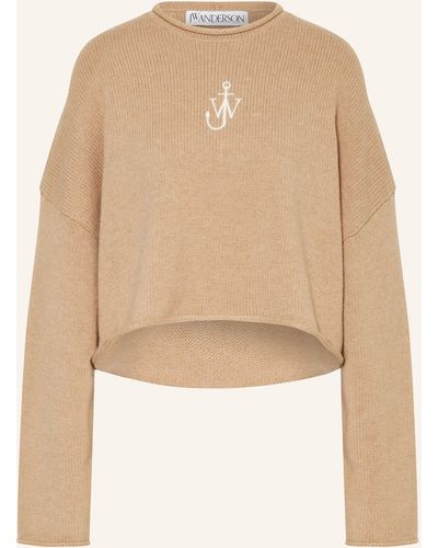 JW Anderson Cropped-Pullover - Natur