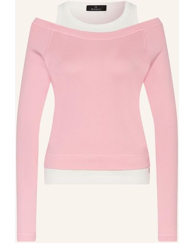 Monari Cold-Shoulder-Shirt - Pink