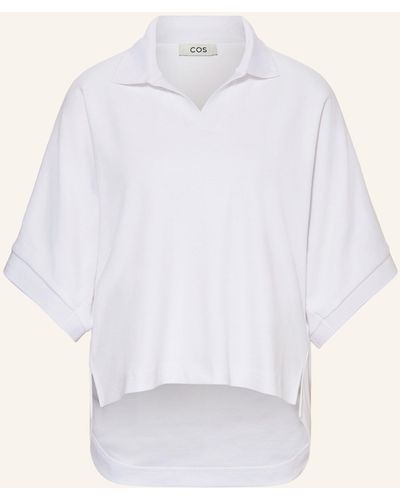 COS Jersey-Poloshirt - Weiß