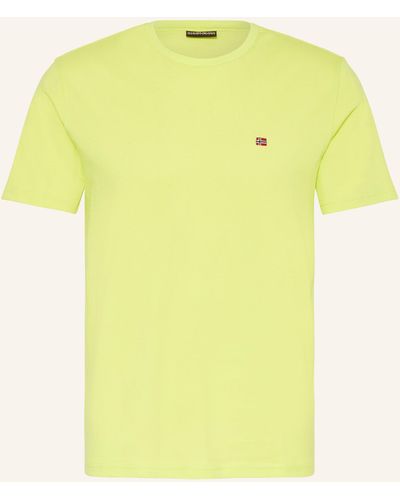 Napapijri T-Shirt SALIS - Gelb