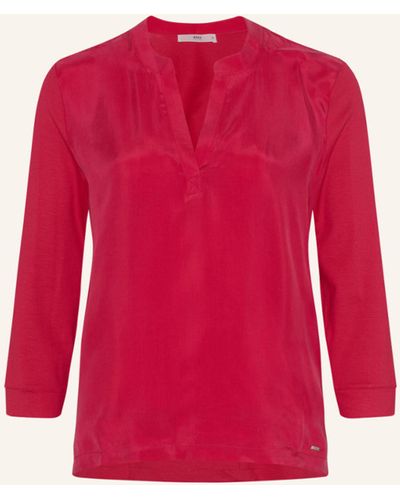 Brax Shirt mit 3/4-Arm STYLE CLARISSA - Rot