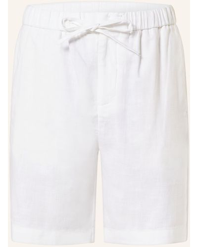 Frescobol Carioca Shorts FELIPE mit Leinen - Weiß
