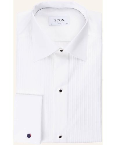 Eton Smoking-Hemd EVE Slim Fit mit Umschlagmanschette - Weiß