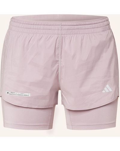adidas 2-in1-Laufshorts ULTIMATE - Pink