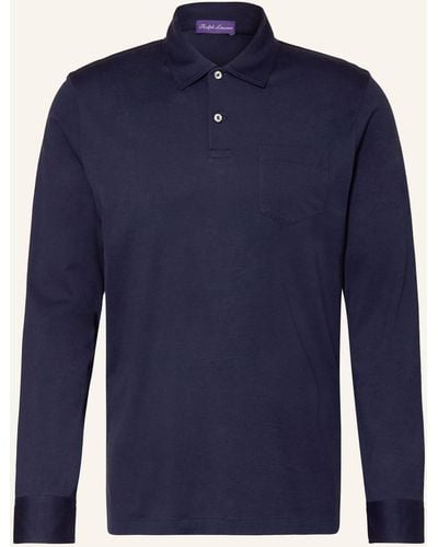 Ralph Lauren Purple Label Jersey-Poloshirt - Blau