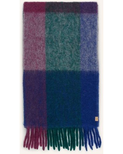 Woolrich Schal mit Alpaka - Blau