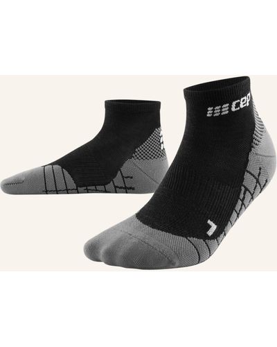 Cep Trekking-Socken LIGHT MERINO LOW CUT Mit Kompression - Schwarz