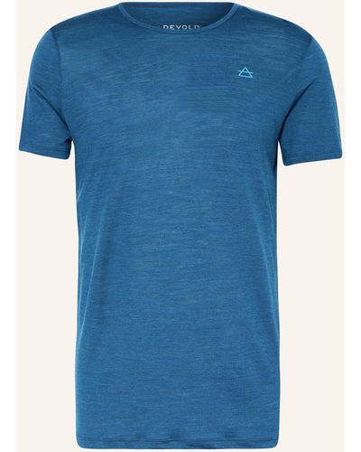 Devold T-Shirt - Blau