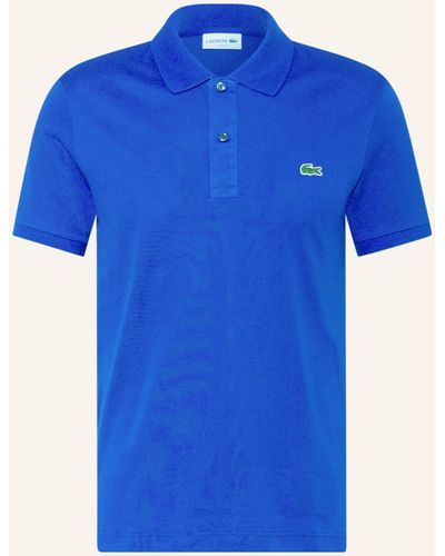 Lacoste Piqué-Poloshirt Slim Fit - Blau