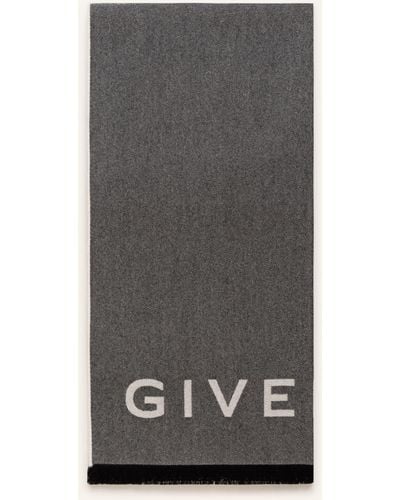 Givenchy Schal 4G mit Cashmere - Grau