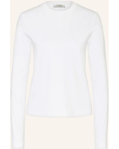 COS Cropped-Shirt - Weiß