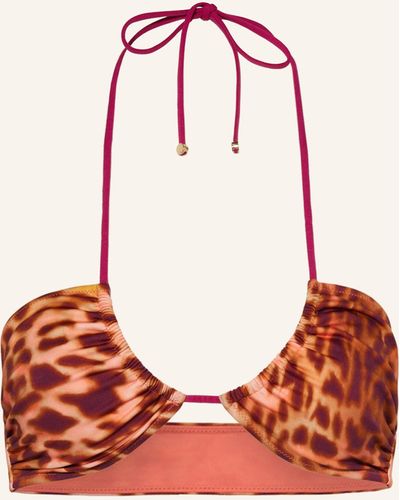 Stella McCartney Triangel-Bikini-Top - Rot