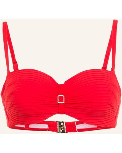 Cyell Bandeau-Bikini-Top - Rot
