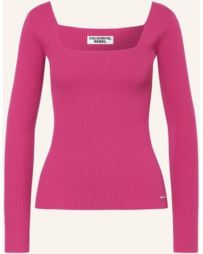 Colourful Rebel Pullover ARIEL - Pink