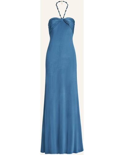 Lauren by Ralph Lauren Abendkleid CAIDMEE aus Jersey - Blau