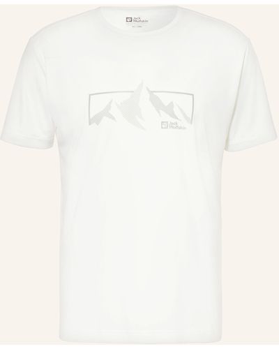 Jack Wolfskin T-Shirt PEAK GRAPHIC - Natur