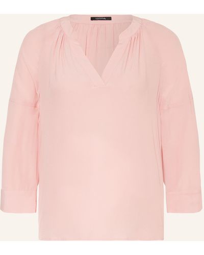 Comma, Blusenshirt mit 3/4-Arm - Pink