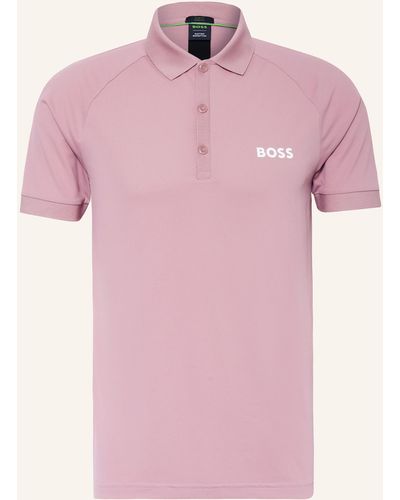 BOSS Funktions-Poloshirt PATTEO - Pink