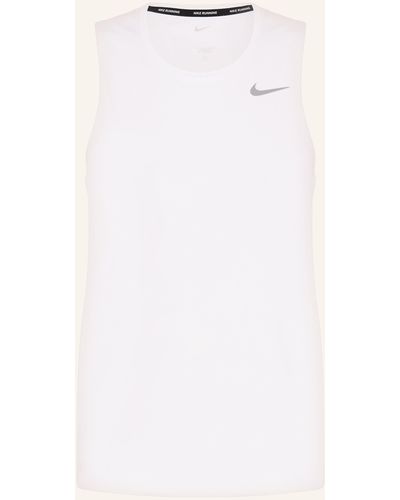 Nike Lauftop MILER - Weiß