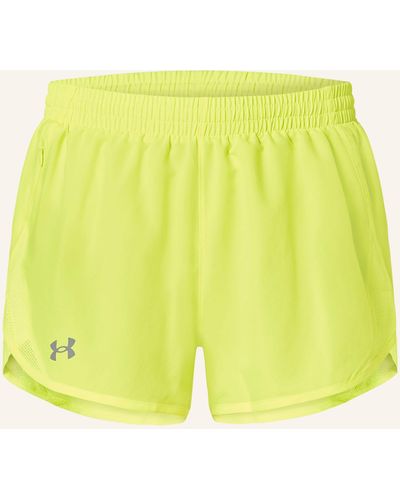 Under Armour 2-in-1-Laufshorts UA FLY BY - Gelb