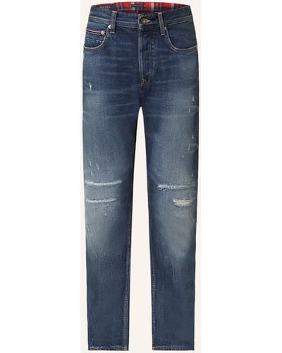 Tommy Hilfiger Destroyed Jeans MERCER Regular Fit - Blau
