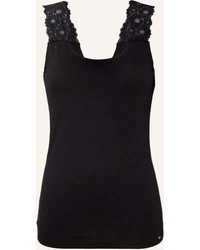 SKINY Top EVERY DAY IN COTTON - Schwarz