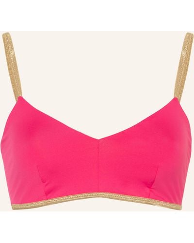 MYMARINI Bustier-Bikini-Top SHINE zum Wenden - Pink
