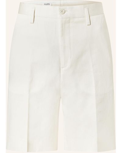 Filippa K Shorts mit Leinen - Weiß