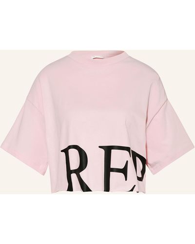 Replay Cropped-Shirt - Pink