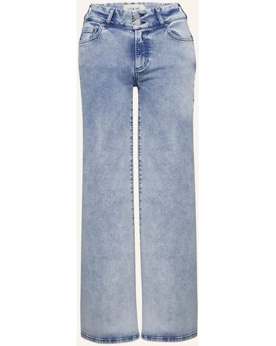 Item M6 Flared Jeans WIDE LEGGED HIGH RISE DENIM - Blau