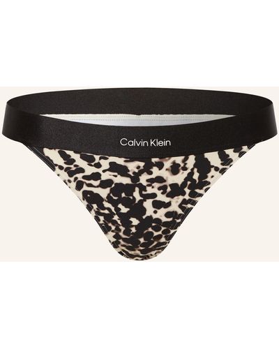 Calvin Klein Brazilian-Bikini-Hose CK REFINED - Schwarz