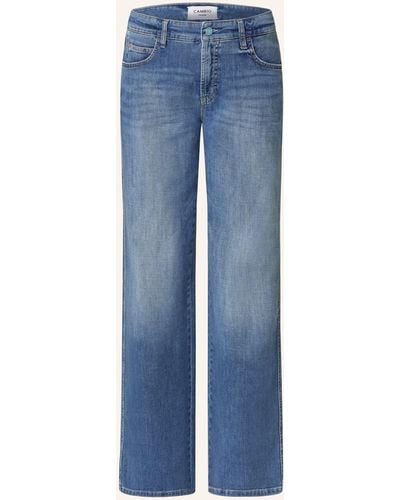 Cambio Straight Jeans AIMEE - Blau