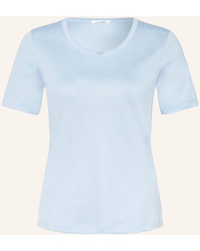 efixelle T-Shirt mit Schmucksteinen - Blau