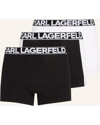 Karl Lagerfeld 3er-Pack Boxershorts - Schwarz