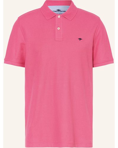 Fynch-Hatton Piqué-Poloshirt - Pink