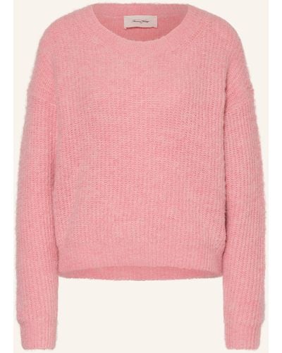 American Vintage Pullover mit Alpaka - Pink