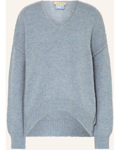 Smith & Soul Pullover mit Alpaka - Blau