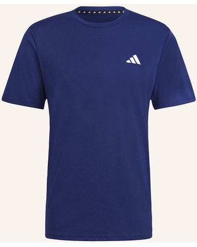 adidas T-Shirt TRAIN ESSENTIALS - Blau