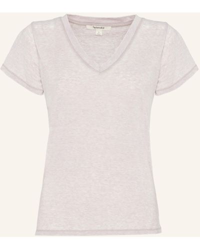 7 For All Mankind ANDY V-NECK T-Shirt - Pink