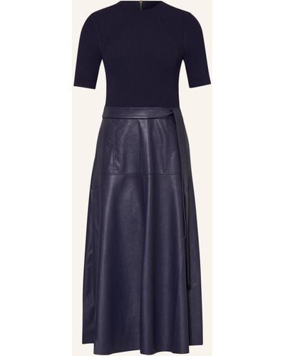 Ted Baker Kleid MATIAR im Materialmix - Blau