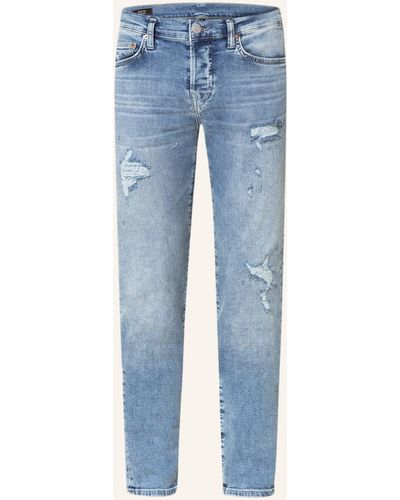 True Religion Destroyed Jeans ROCCO Skinny Fit - Blau