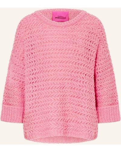 FROGBOX Pullover mit 3/4-Arm - Pink