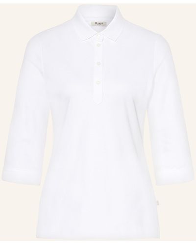 maerz muenchen Piqué-Poloshirt - Weiß
