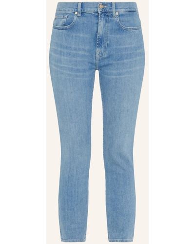 7 For All Mankind Jeans RELAXED SKINNY Boyfriend fit - Blau